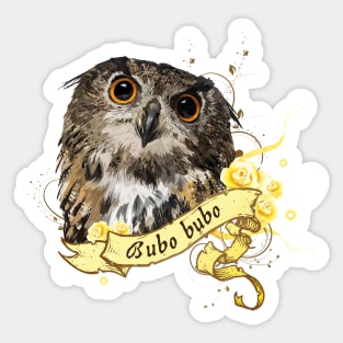 Royal Owl Sticker